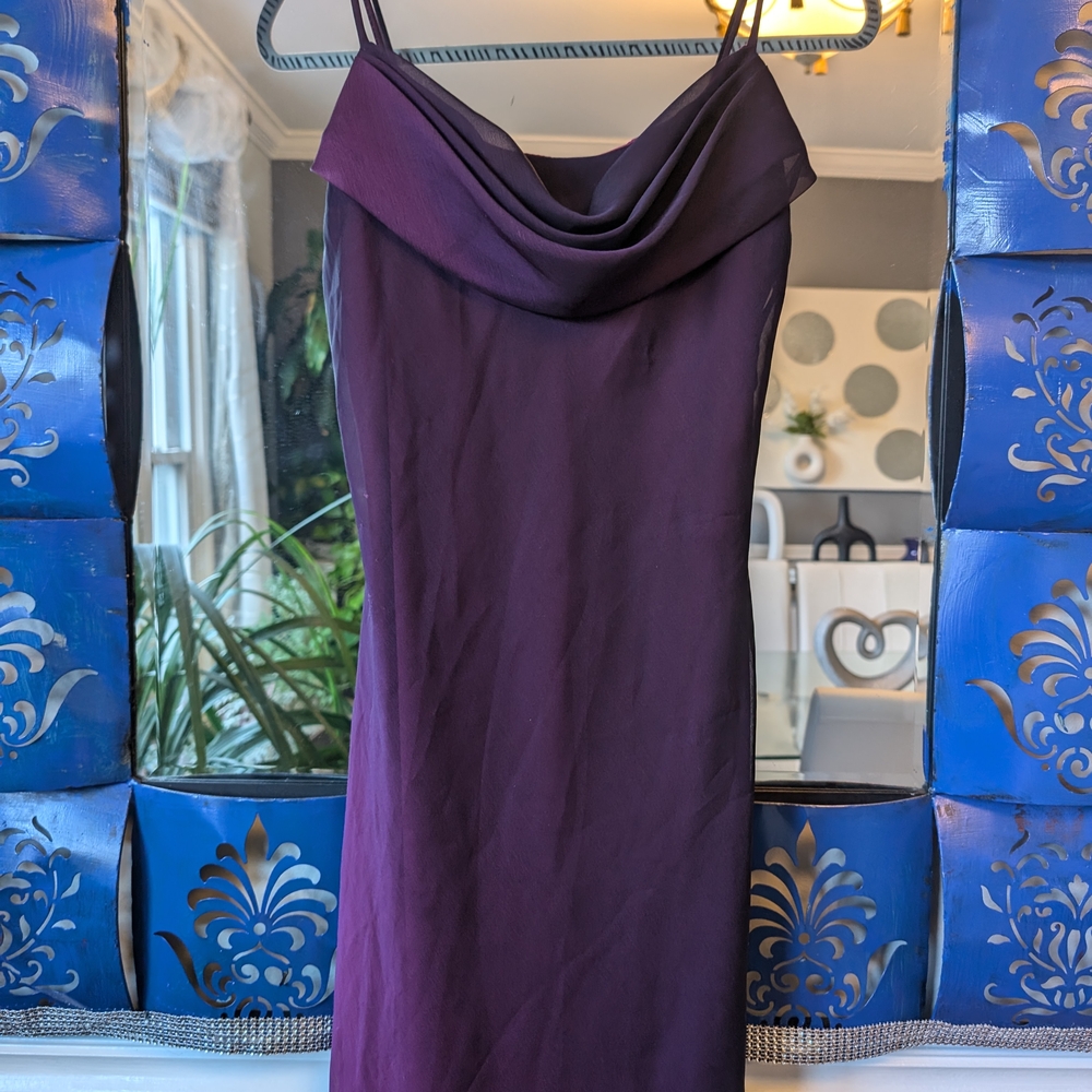 Elegant Purple Maxi Dress